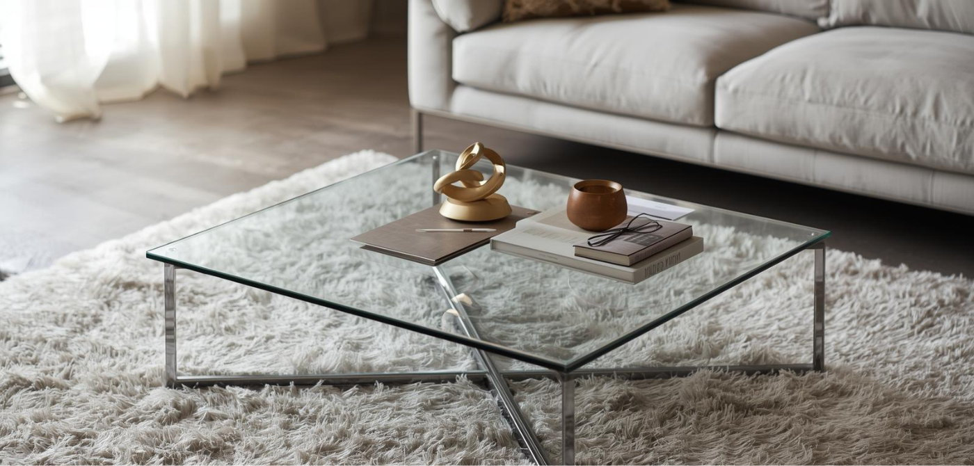 Comment décorer une table basse en verre pour votre salon ?