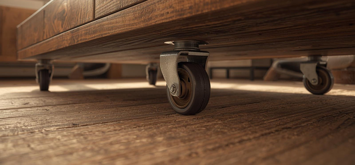 Comment mettre des roulettes à une table basse pour plus de praticité ?