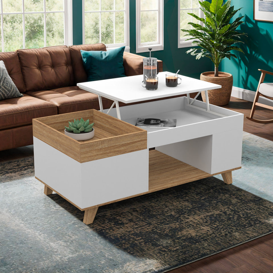 Table basse relevable pratique et moderne