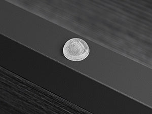 Table basse relevable industrielle avec rangement