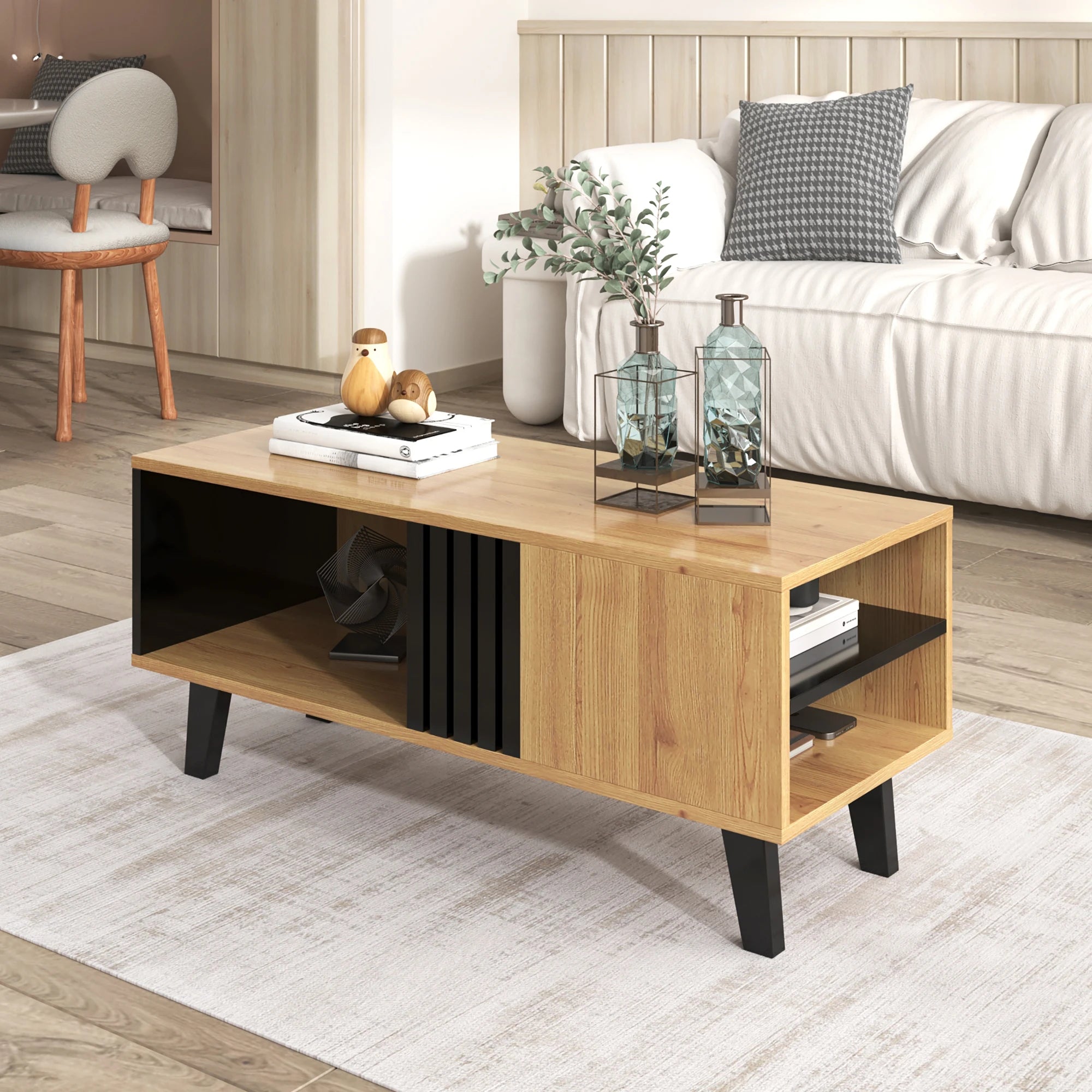 Table basse rectangulaire design moderne