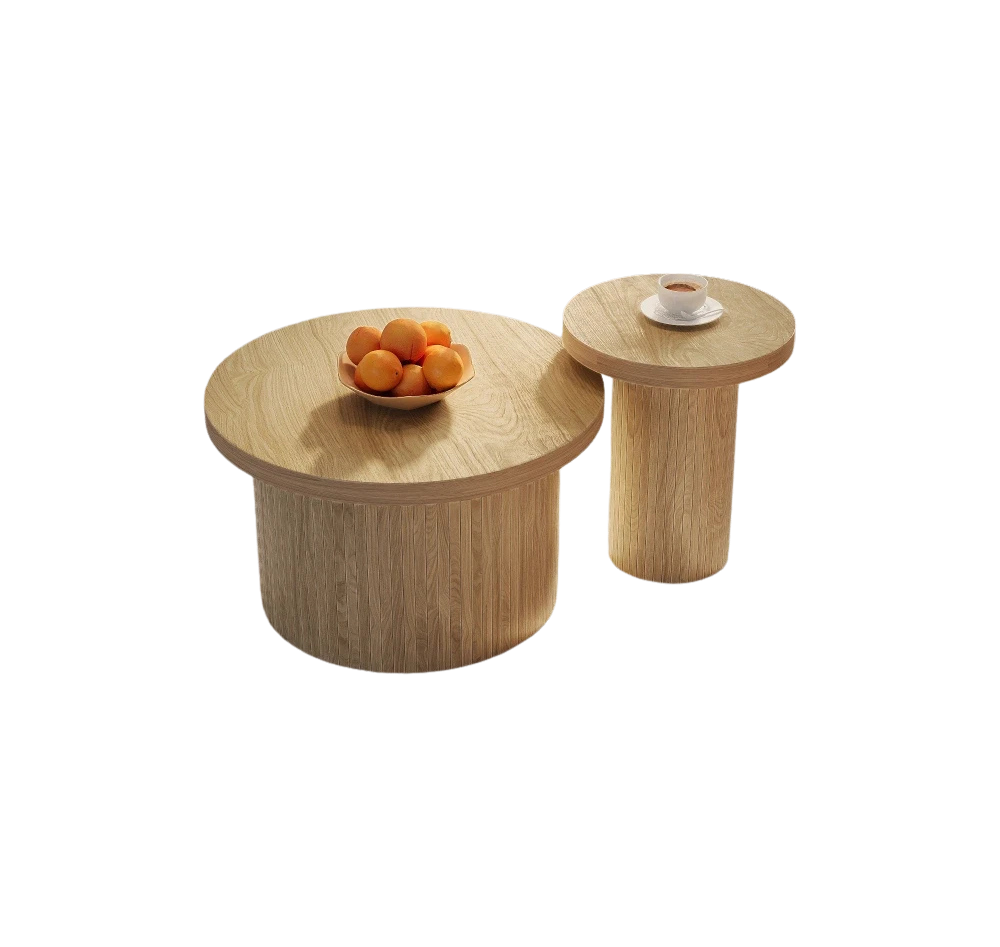 Table basse gigogne en bois design