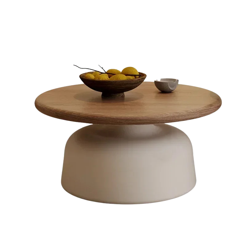 Table basse gigogne ronde et design scandinave