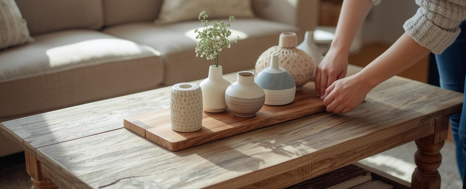 Comment décorer une table basse en bois avec style ?