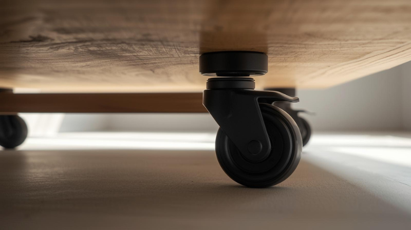 Comment monter des roulettes sur une table basse facilement ?