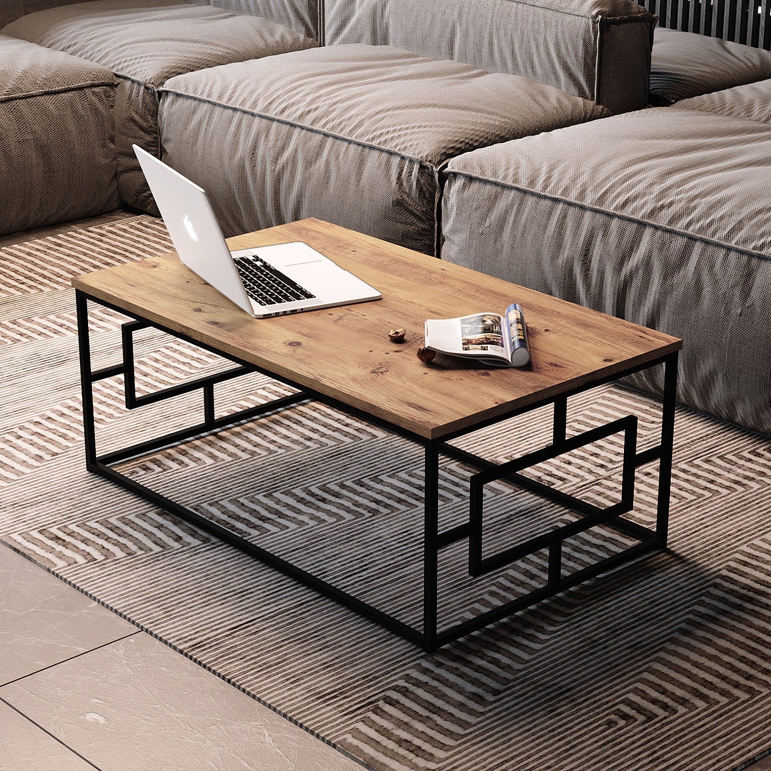 Table basse industrielle