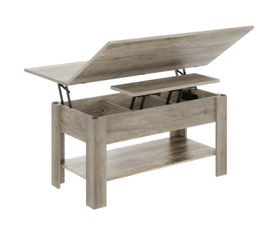 Table basse relevable extensible 3 en 1