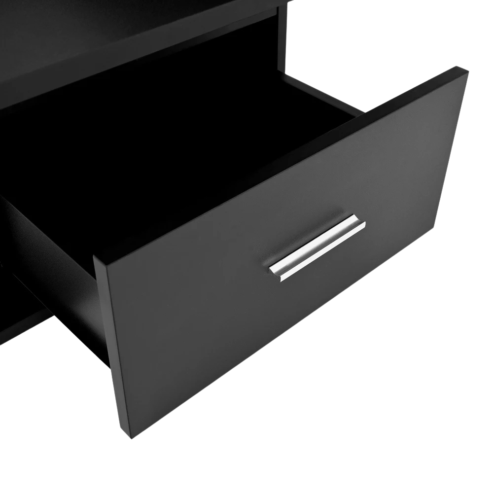 Table basse relevable avec LED et rangement