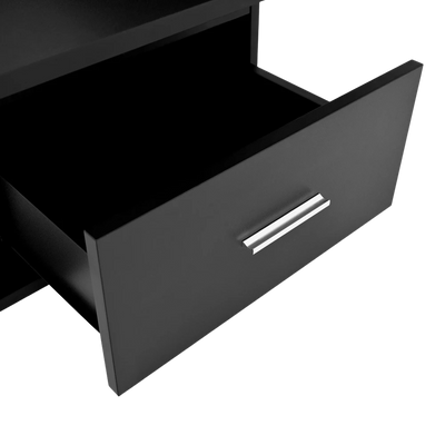 Table basse relevable avec LED et rangement