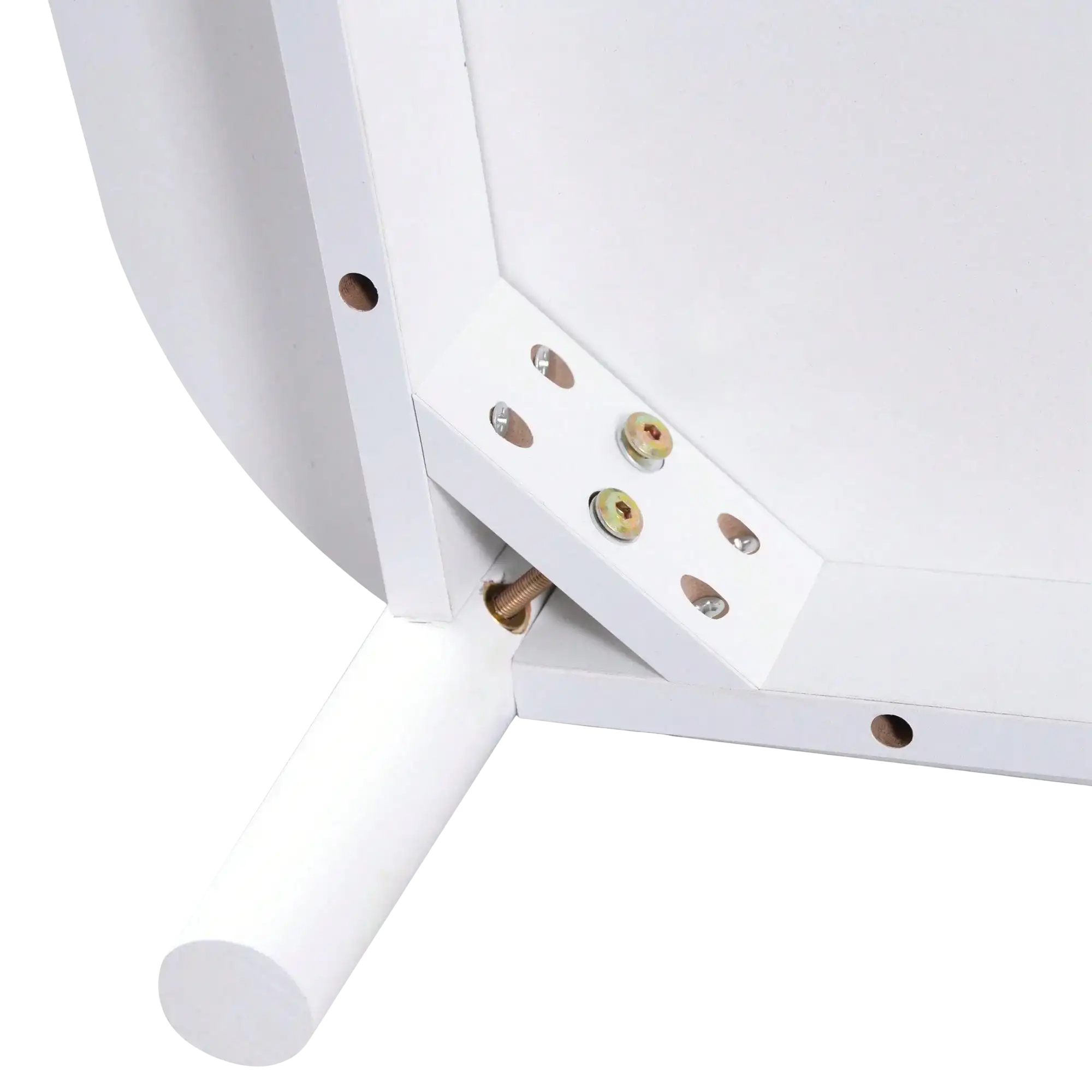 Table basse en bois et rotin avec rangements