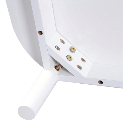 Table basse en bois et rotin avec rangements