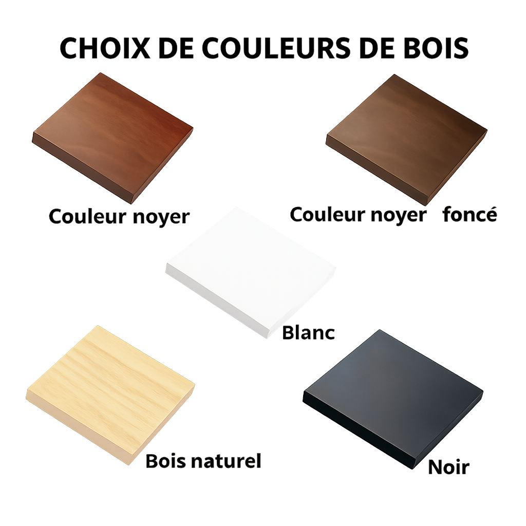 Table basse en bois massif forme nuage design