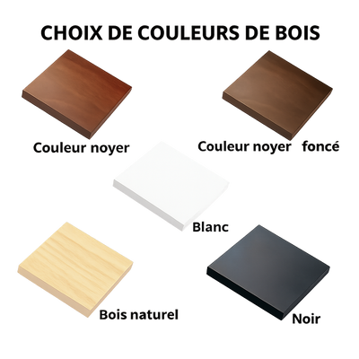 Table basse en bois massif forme nuage design