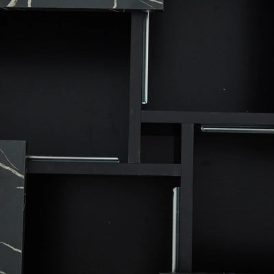 Table basse carrée avec tiroirs et plateau coulissant