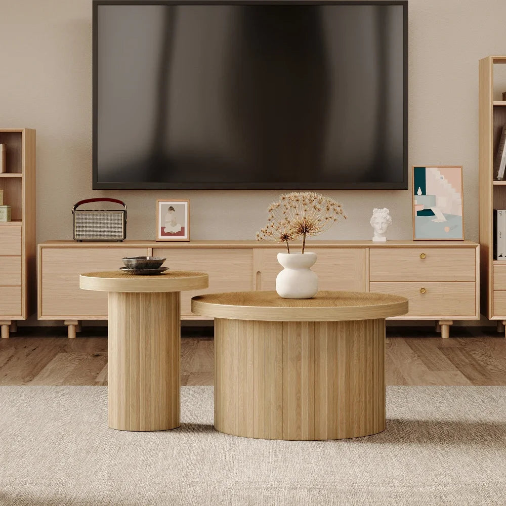 Table basse gigogne en bois design