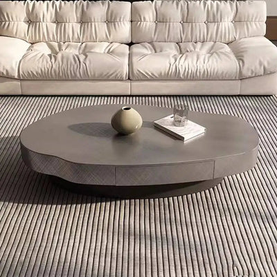 Table basse gigogne ronde et organique au design luxe