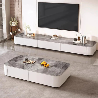 Table basse design italien rectangulaire en céramique