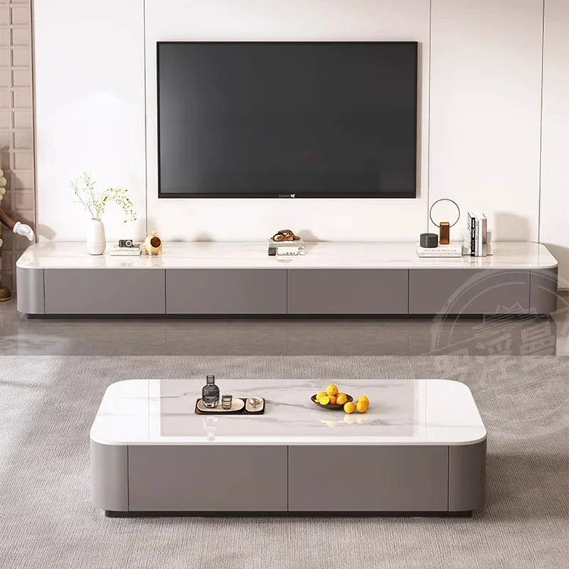 Table basse design italien rectangulaire en céramique