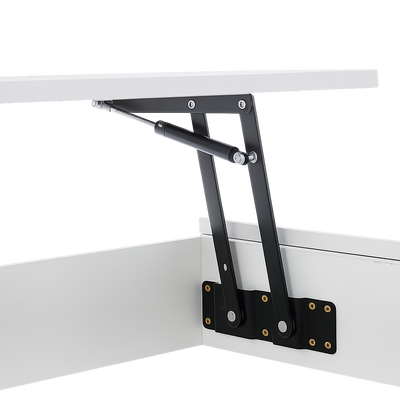 Table basse relevable avec LED et plateau ajustable