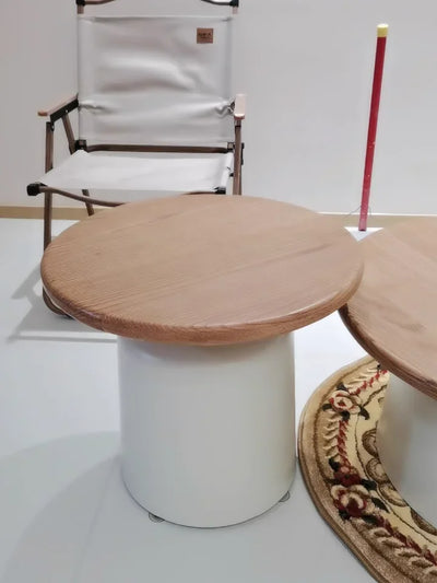 Table basse gigogne ronde et design scandinave