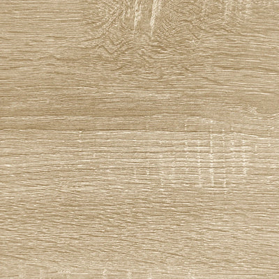 Table basse rectangulaire blanche et bois avec rangement