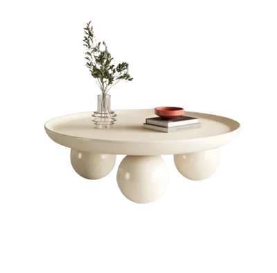 Table basse ronde en métal style minimaliste moderne