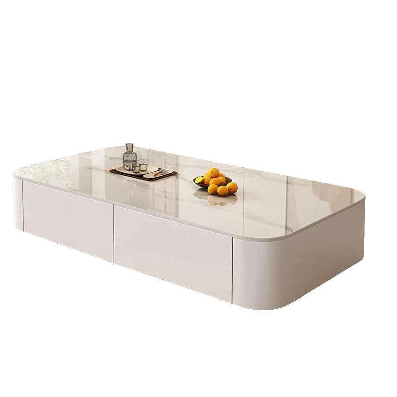 Table basse design italien rectangulaire en céramique