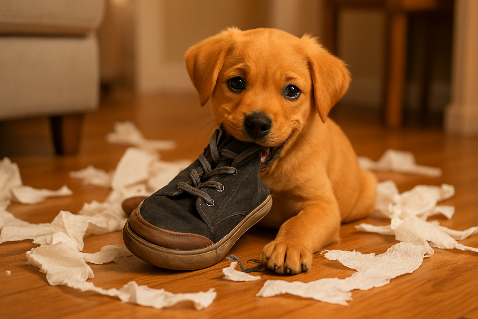 Chiot méchant